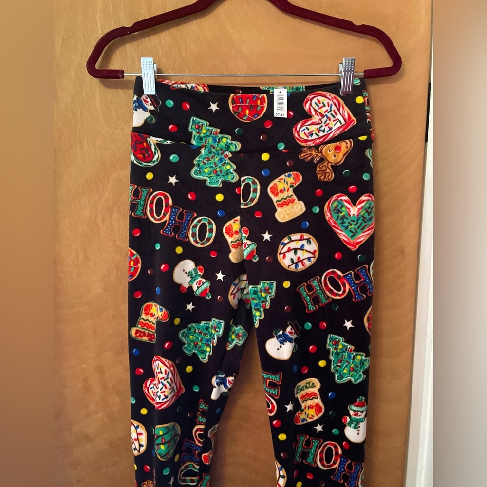 Brand New No Boundaries Leggings. Christmas Print🎅🏾🎄
